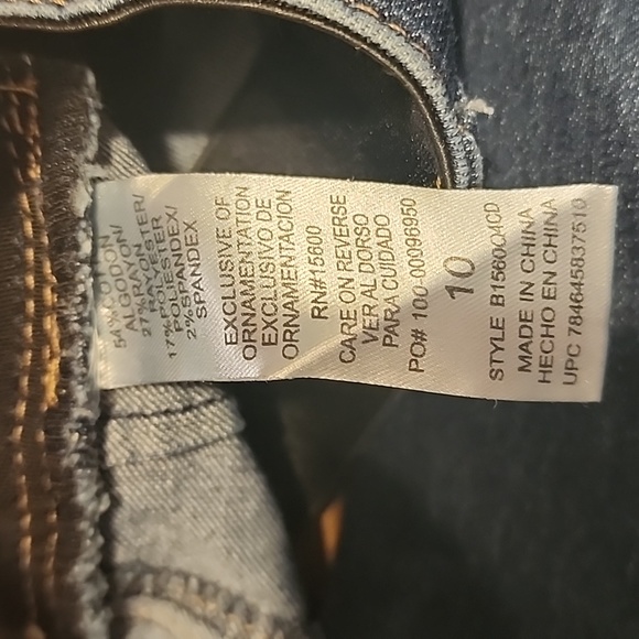 Democracy Women's Straight Leg Jeans - Dark Blue - Picture 8 of 14